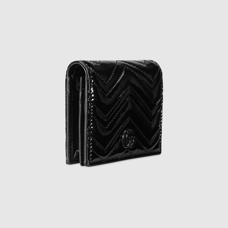 466492.AACJS.1000.007.080.0000.Light GG Marmont patent card case wallet